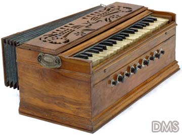 Harmonium used - more than 10 years old model in Teak wood - Needs restoration